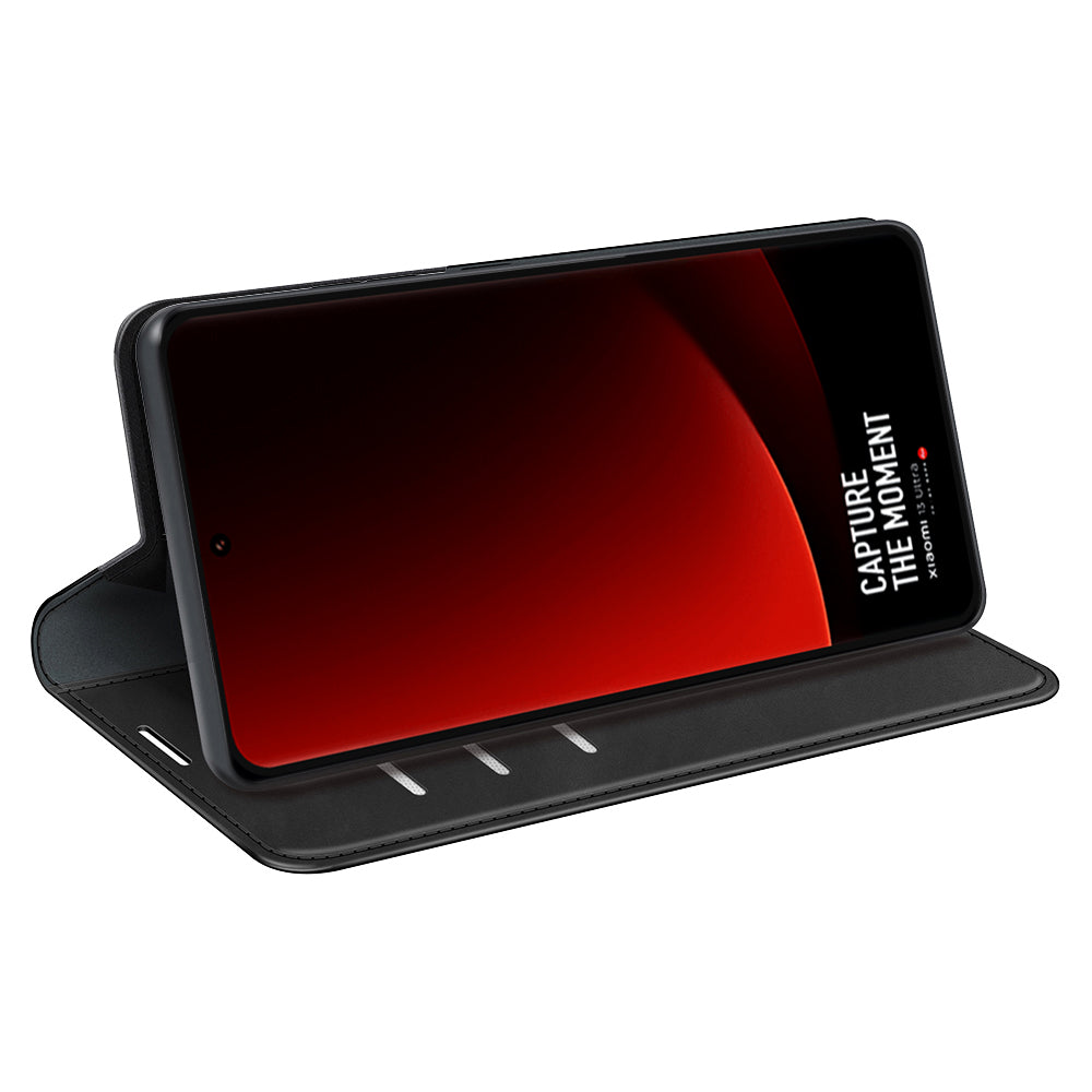 For Xiaomi 13 Ultra Shockproof PU Leather Wallet Flip Case Skin-touch Stand Cellphone Cover