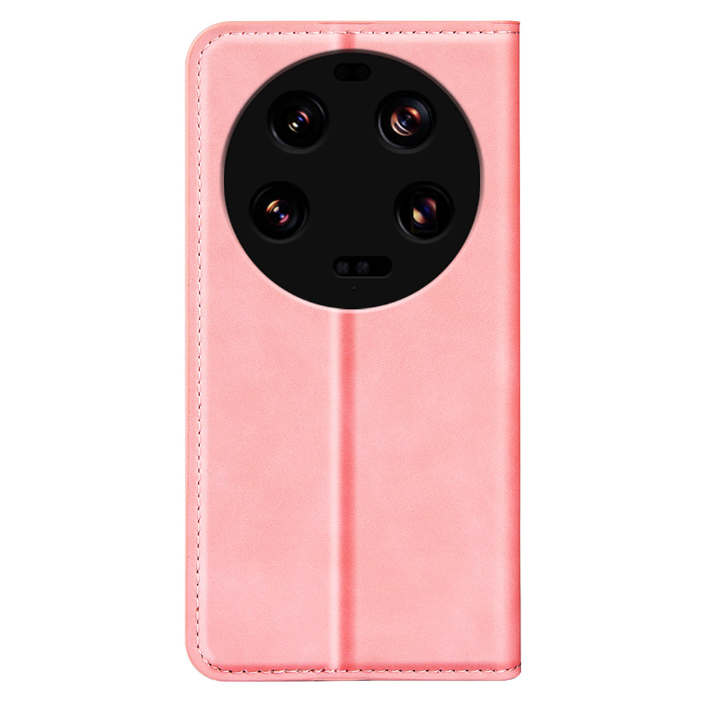 For Xiaomi 13 Ultra Shockproof PU Leather Wallet Flip Case Skin-touch Stand Cellphone Cover