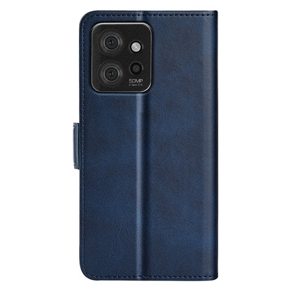 Flip Phone Cover for Motorola ThinkPhone 5G Calf Texture PU Leather Stand Folio Wallet Case