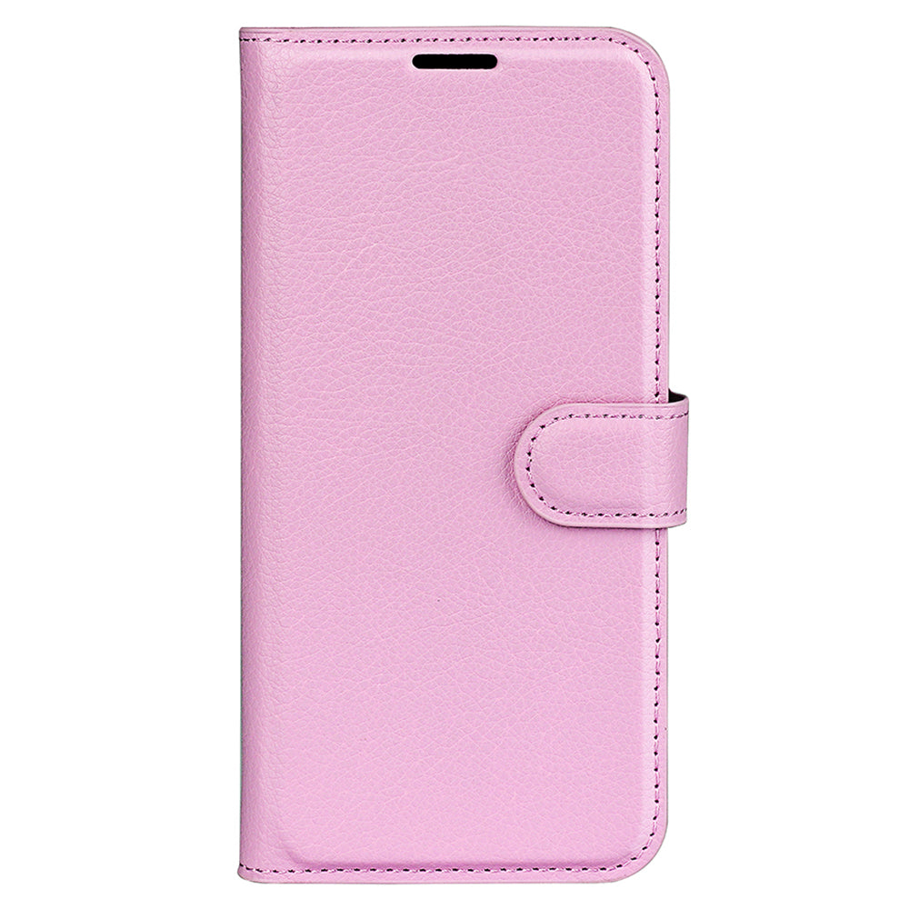 Foldable Stand Case for Motorola ThinkPhone 5G PU Leather Litchi Texture Wallet Folio Flip Phone Cover