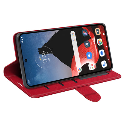 For Motorola ThinkPhone 5G Flip Phone Cover Crazy Horse Texture Case PU Leather Wallet Stand Shell