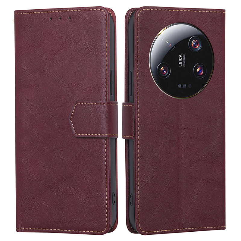 For Xiaomi 13 Ultra PU Leather Flip Case Wallet RFID Blocking Stand Phone Cover