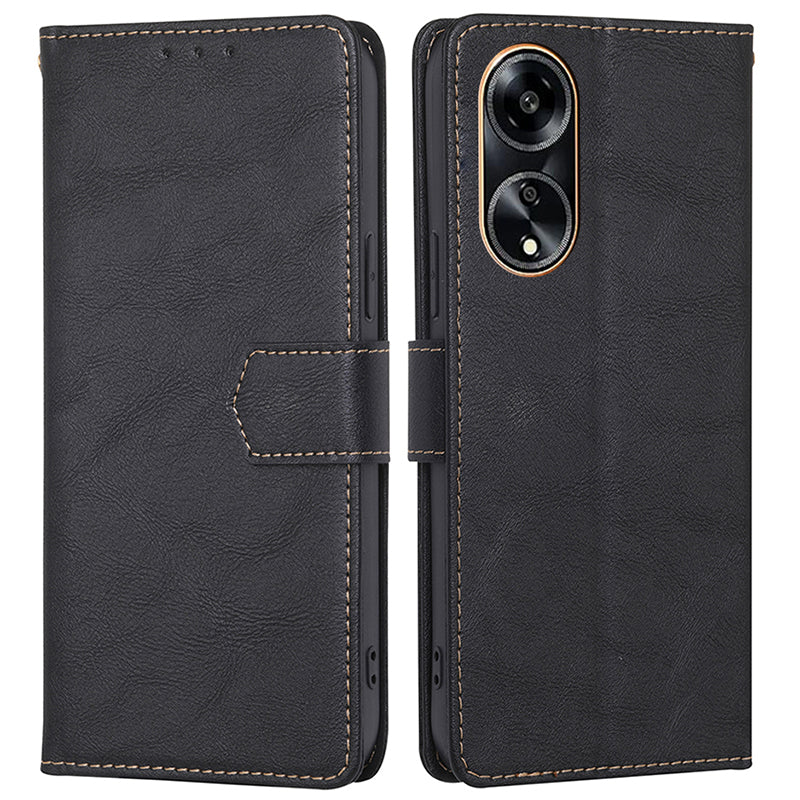 For Oppo A1 5G / A98 5G / F23 5G RFID Blocking PU Leather Case Stand Wallet Flip Protective Phone Cover