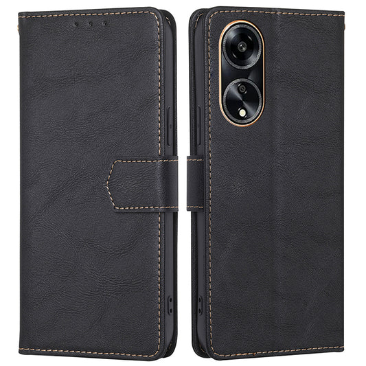 For Oppo A1 5G / A98 5G / F23 5G RFID Blocking PU Leather Case Stand Wallet Flip Protective Phone Cover