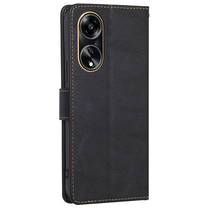 For Oppo A1 5G / A98 5G / F23 5G RFID Blocking PU Leather Case Stand Wallet Flip Protective Phone Cover