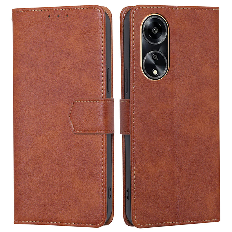 For Oppo A1 5G / A98 5G / F23 5G RFID Blocking PU Leather Case Stand Wallet Flip Protective Phone Cover