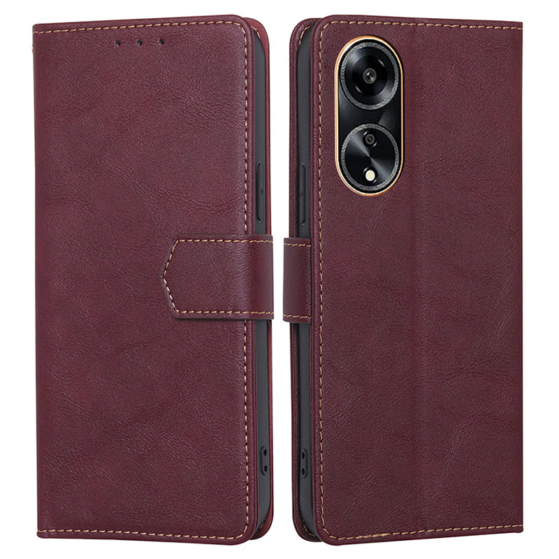 For Oppo A1 5G / A98 5G / F23 5G RFID Blocking PU Leather Case Stand Wallet Flip Protective Phone Cover