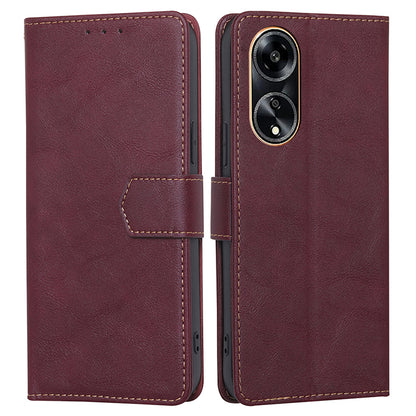 For Oppo A1 5G / A98 5G / F23 5G RFID Blocking PU Leather Case Stand Wallet Flip Protective Phone Cover