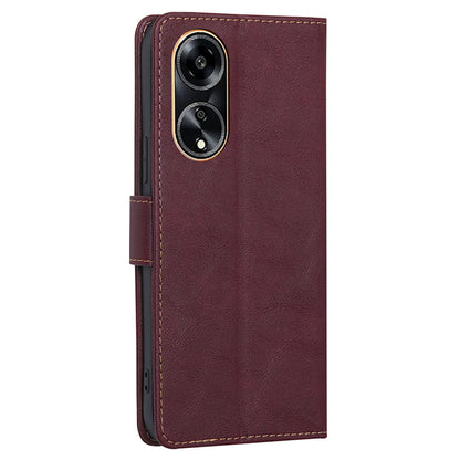 For Oppo A1 5G / A98 5G / F23 5G RFID Blocking PU Leather Case Stand Wallet Flip Protective Phone Cover