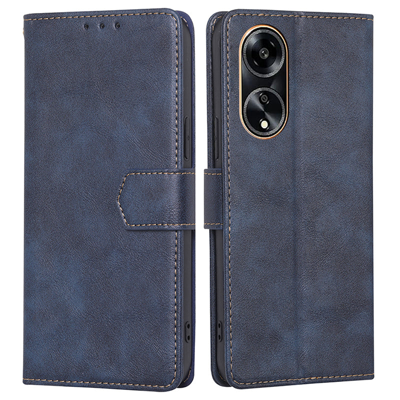 For Oppo A1 5G / A98 5G / F23 5G RFID Blocking PU Leather Case Stand Wallet Flip Protective Phone Cover