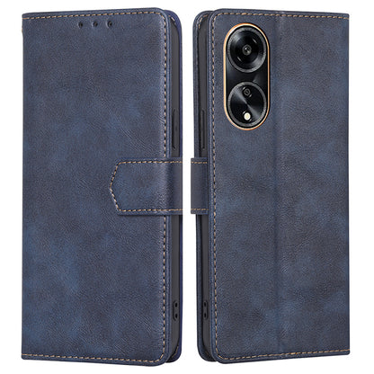 For Oppo A1 5G / A98 5G / F23 5G RFID Blocking PU Leather Case Stand Wallet Flip Protective Phone Cover
