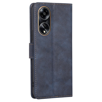 For Oppo A1 5G / A98 5G / F23 5G RFID Blocking PU Leather Case Stand Wallet Flip Protective Phone Cover