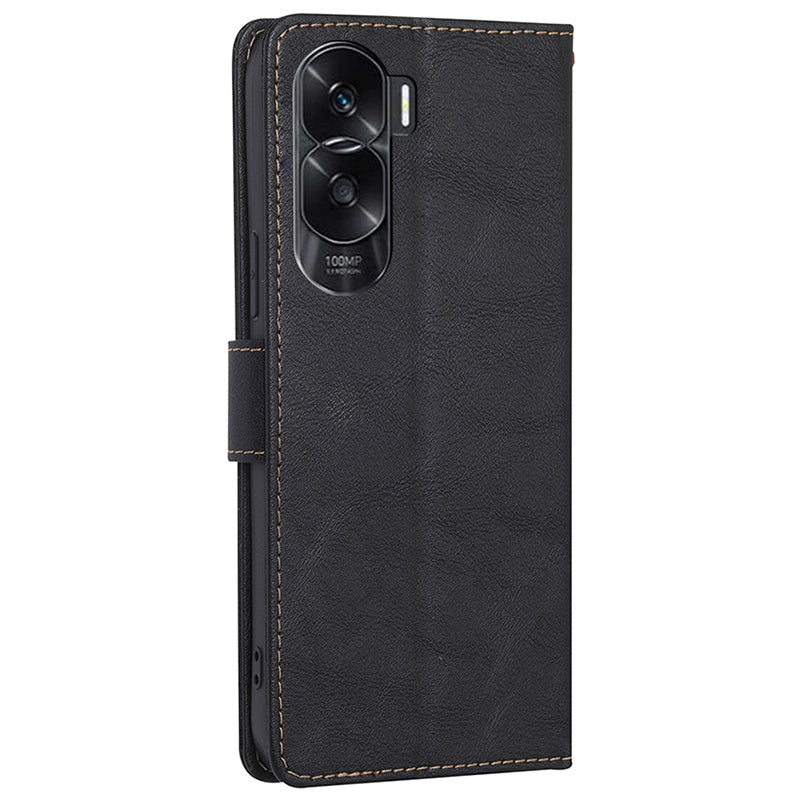 Wallet Case for Honor X50i 5G / 90 Lite 5G RFID Blocking Stand PU Leather Flip Phone Cover