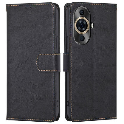 Leather Folio Case for Huawei nova 11 Pro / nova 11 Ultra , RFID Blocking Wallet Stand Flip Phone Cover