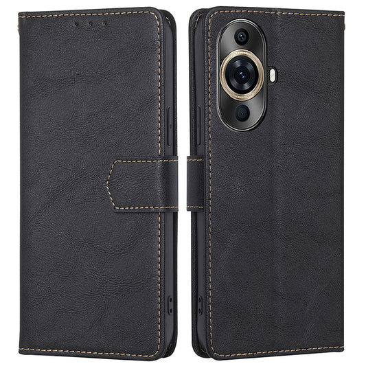 Leather Folio Case for Huawei nova 11 Pro / nova 11 Ultra , RFID Blocking Wallet Stand Flip Phone Cover