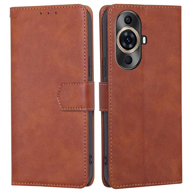 Leather Folio Case for Huawei nova 11 Pro / nova 11 Ultra , RFID Blocking Wallet Stand Flip Phone Cover