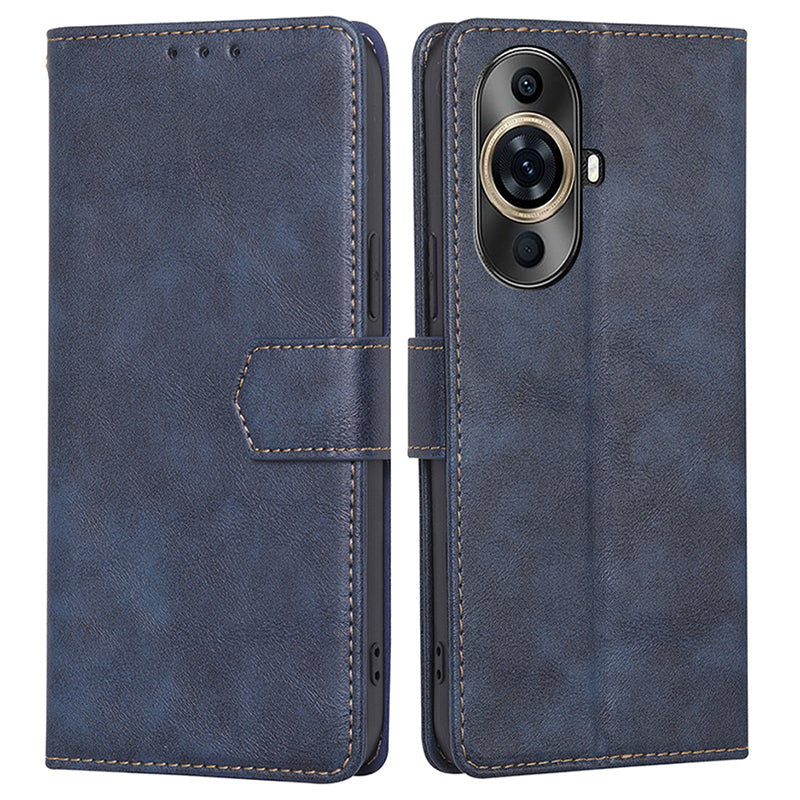 Leather Folio Case for Huawei nova 11 Pro / nova 11 Ultra , RFID Blocking Wallet Stand Flip Phone Cover