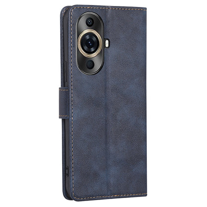 Leather Folio Case for Huawei nova 11 Pro / nova 11 Ultra , RFID Blocking Wallet Stand Flip Phone Cover