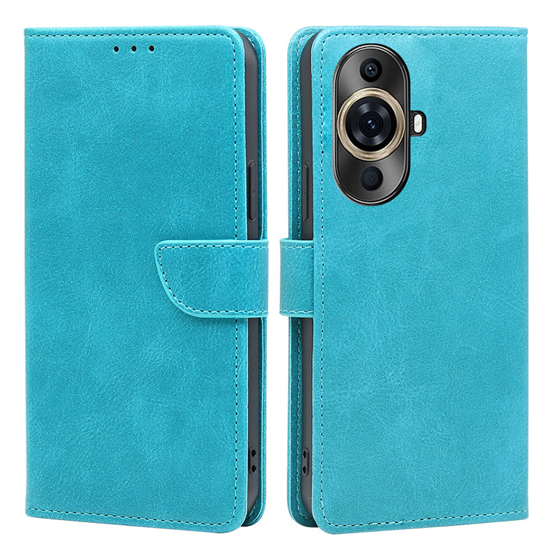 Wallet Phone Case for Huawei nova 11 Pro / nova 11 Ultra , PU Leather Calf Texture Stand Flip Cover