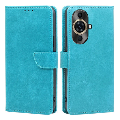 Wallet Phone Case for Huawei nova 11 Pro / nova 11 Ultra , PU Leather Calf Texture Stand Flip Cover