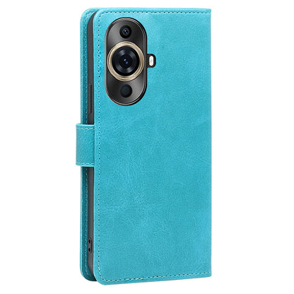 Wallet Phone Case for Huawei nova 11 Pro / nova 11 Ultra , PU Leather Calf Texture Stand Flip Cover