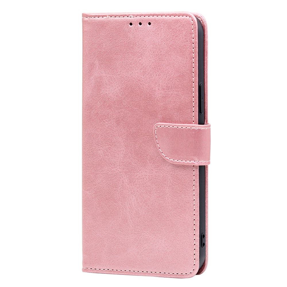 For vivo Y78+ 5G PU Leather Flip Cover Calf Texture Wallet Stand Magnetic Protective Phone Case