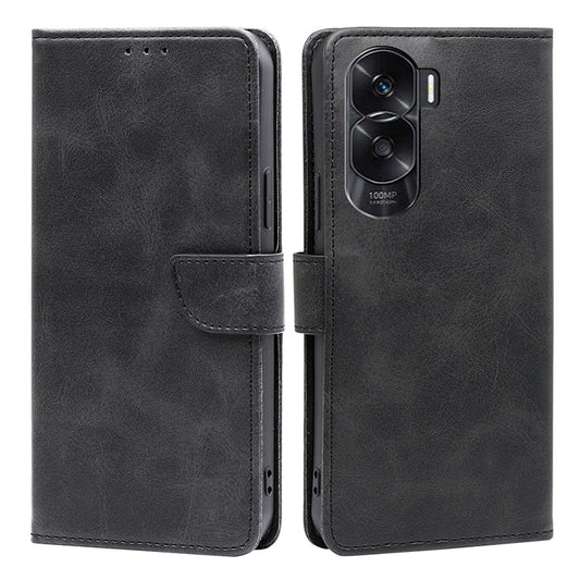For Honor X50i 5G / 90 Lite 5G Wallet Leather Phone Cover Stand Magnetic Calf Texture Case