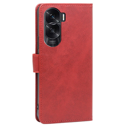 For Honor X50i 5G / 90 Lite 5G Wallet Leather Phone Cover Stand Magnetic Calf Texture Case