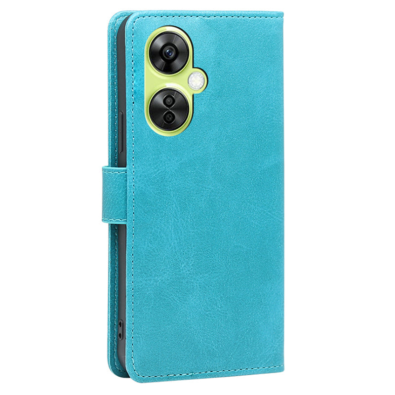 For OnePlus Nord CE 3 Lite 5G / Nord N30 5G PU Leather Calf Texture Wallet Cover Stand Magnetic Clasp Shockproof Phone Case