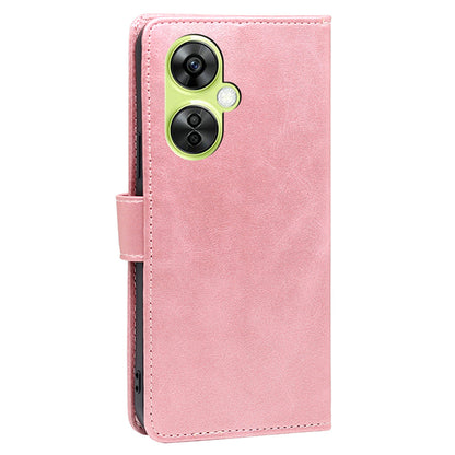 For OnePlus Nord CE 3 Lite 5G / Nord N30 5G PU Leather Calf Texture Wallet Cover Stand Magnetic Clasp Shockproof Phone Case