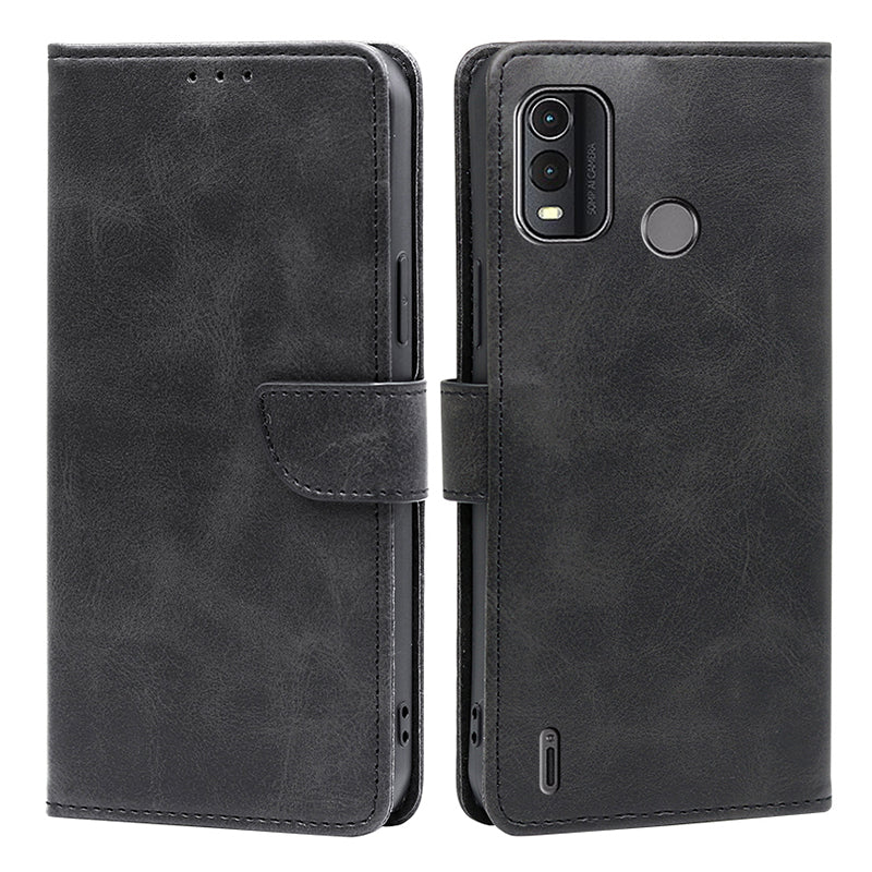 For Nokia G11 Plus 4G Flip PU Leather Wallet Case Stand Calf Texture Phone Cover