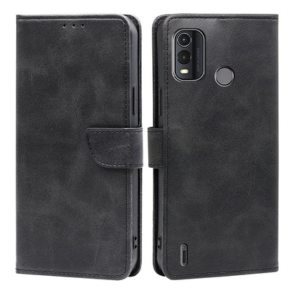 For Nokia G11 Plus 4G Flip PU Leather Wallet Case Stand Calf Texture Phone Cover