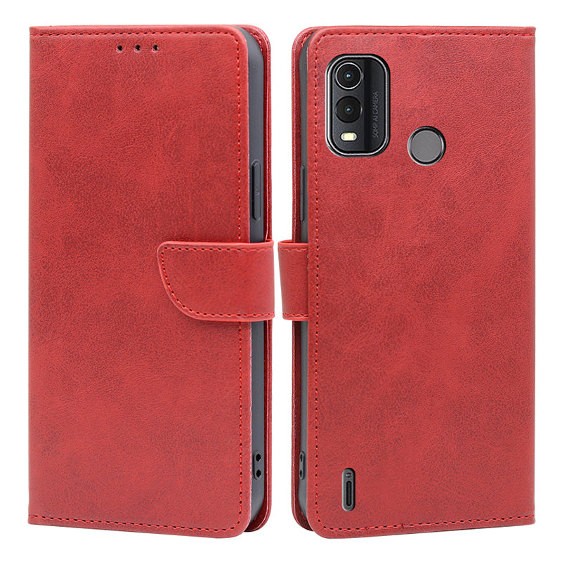 For Nokia G11 Plus 4G Flip PU Leather Wallet Case Stand Calf Texture Phone Cover