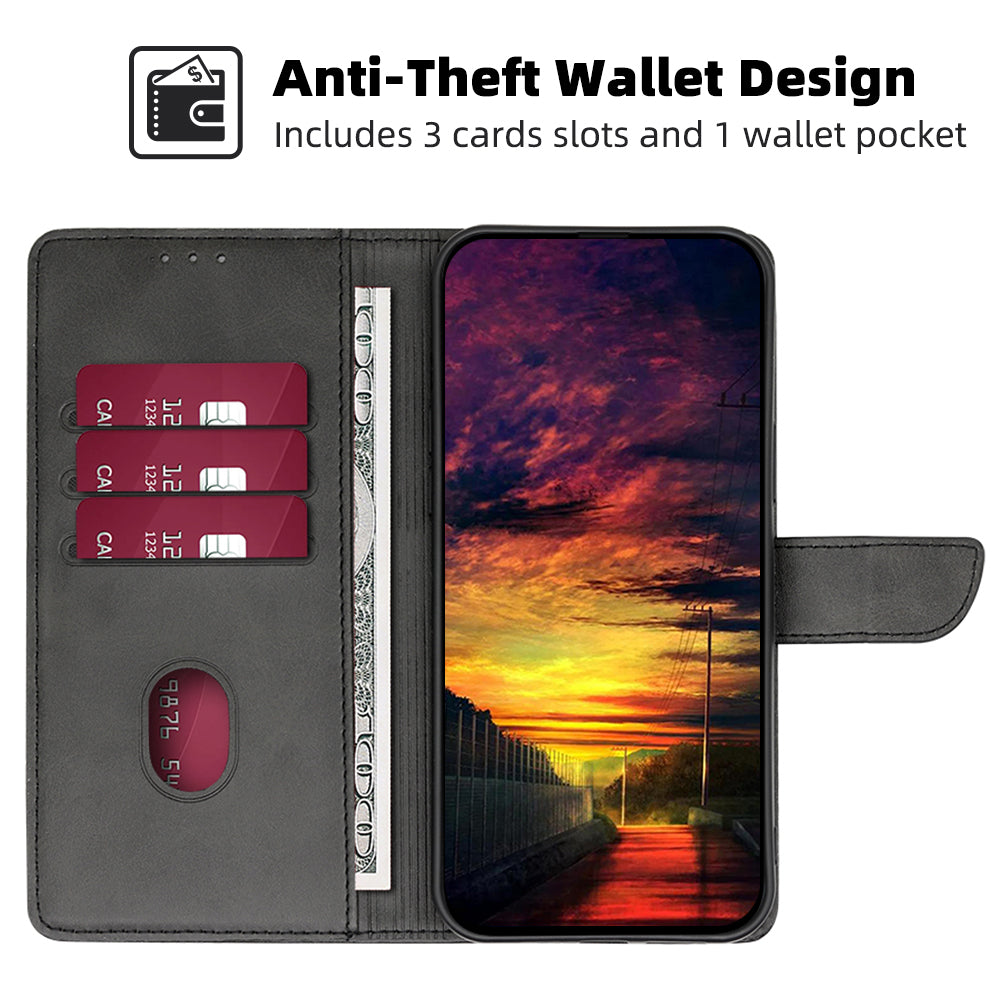 For Huawei nova 11 PU Leather Phone Case Flip Folio Wallet Stand Calf Texture Cover