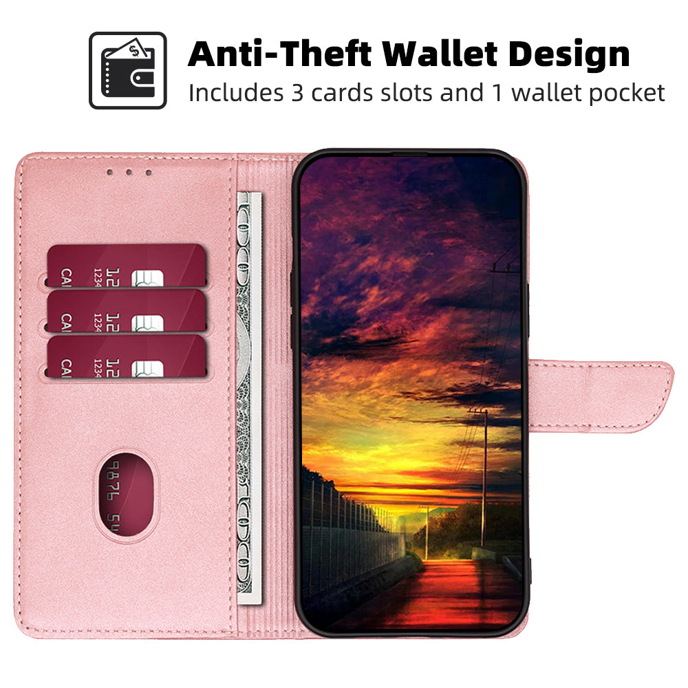 For Huawei nova 11 PU Leather Phone Case Flip Folio Wallet Stand Calf Texture Cover