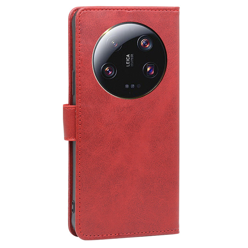 For Xiaomi 13 Ultra PU Leather Magnetic Flip Case Wallet Stand Calf Texture Phone Cover
