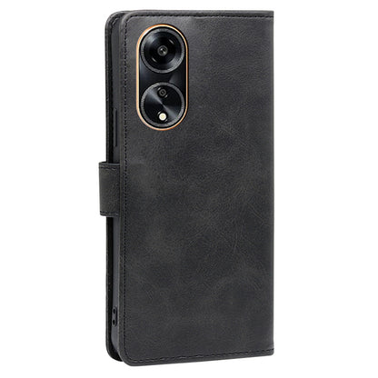 For Oppo A1 5G / A98 5G / F23 5G Flip Stand PU Leather Case Calf Texture Wallet Phone Cover