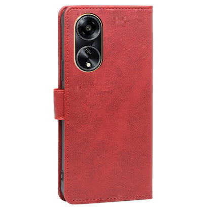 For Oppo A1 5G / A98 5G / F23 5G Flip Stand PU Leather Case Calf Texture Wallet Phone Cover