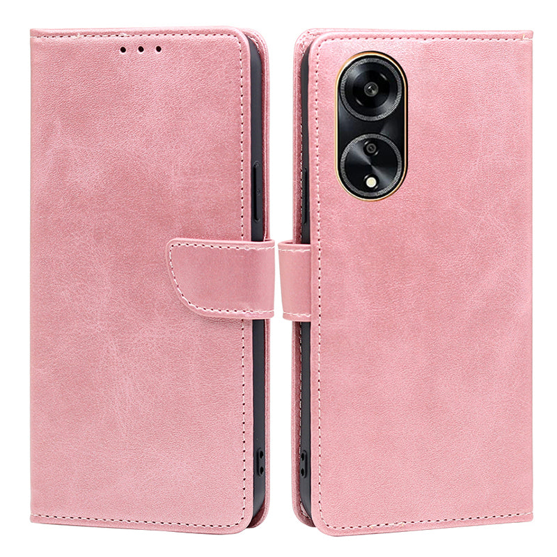 For Oppo A1 5G / A98 5G / F23 5G Flip Stand PU Leather Case Calf Texture Wallet Phone Cover