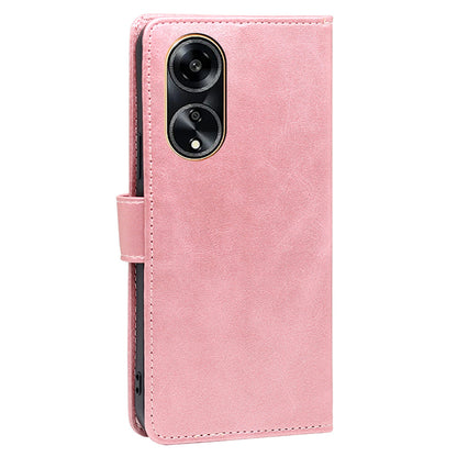 For Oppo A1 5G / A98 5G / F23 5G Flip Stand PU Leather Case Calf Texture Wallet Phone Cover