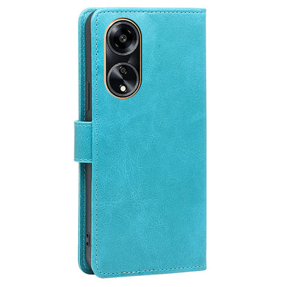 For Oppo A1 5G / A98 5G / F23 5G Flip Stand PU Leather Case Calf Texture Wallet Phone Cover