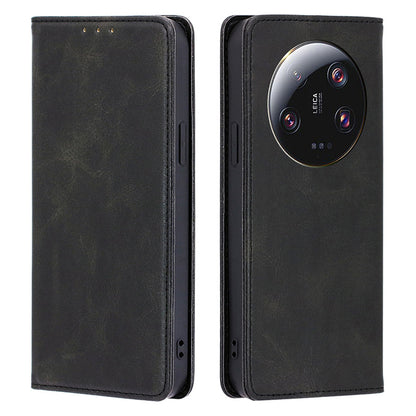 For Xiaomi 13 Ultra Calf Texture Phone Leather Case Stand Wallet Protective Phone Cover
