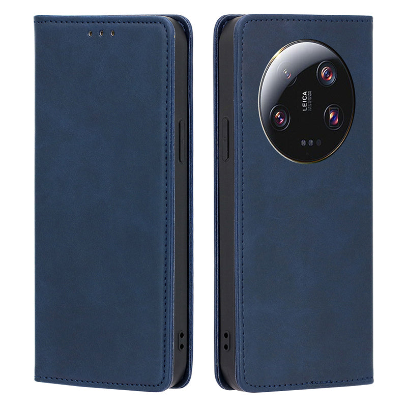 For Xiaomi 13 Ultra Calf Texture Phone Leather Case Stand Wallet Protective Phone Cover