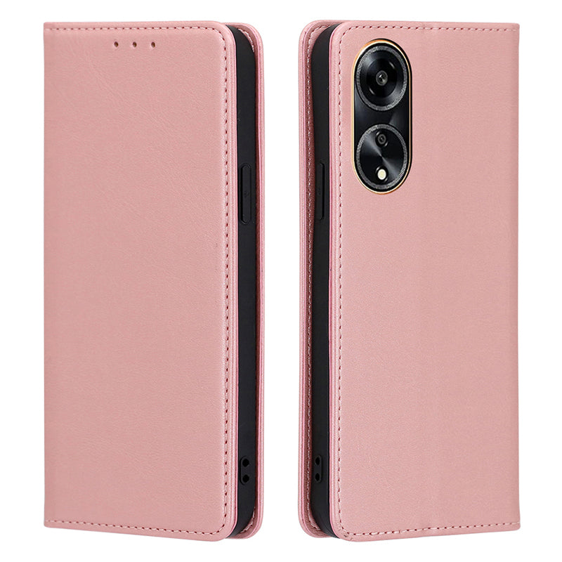Calf Texture Stand Wallet Phone Cover for Oppo A1 5G / A98 5G / F23 5G , PU Leather + TPU Phone Case