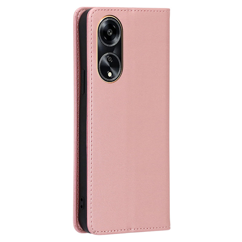 Calf Texture Stand Wallet Phone Cover for Oppo A1 5G / A98 5G / F23 5G , PU Leather + TPU Phone Case