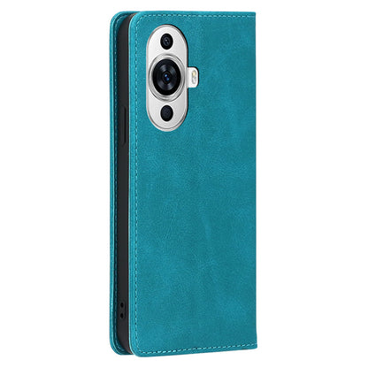 For Huawei nova 11 PU Leather Calf Texture Phone Case Stand Wallet Anti-drop Phone Cover