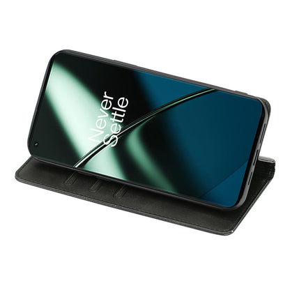 For OnePlus Nord CE 3 Lite 5G / Nord N30 5G PU Leather Stand Phone Cover Calf Texture Wallet Case