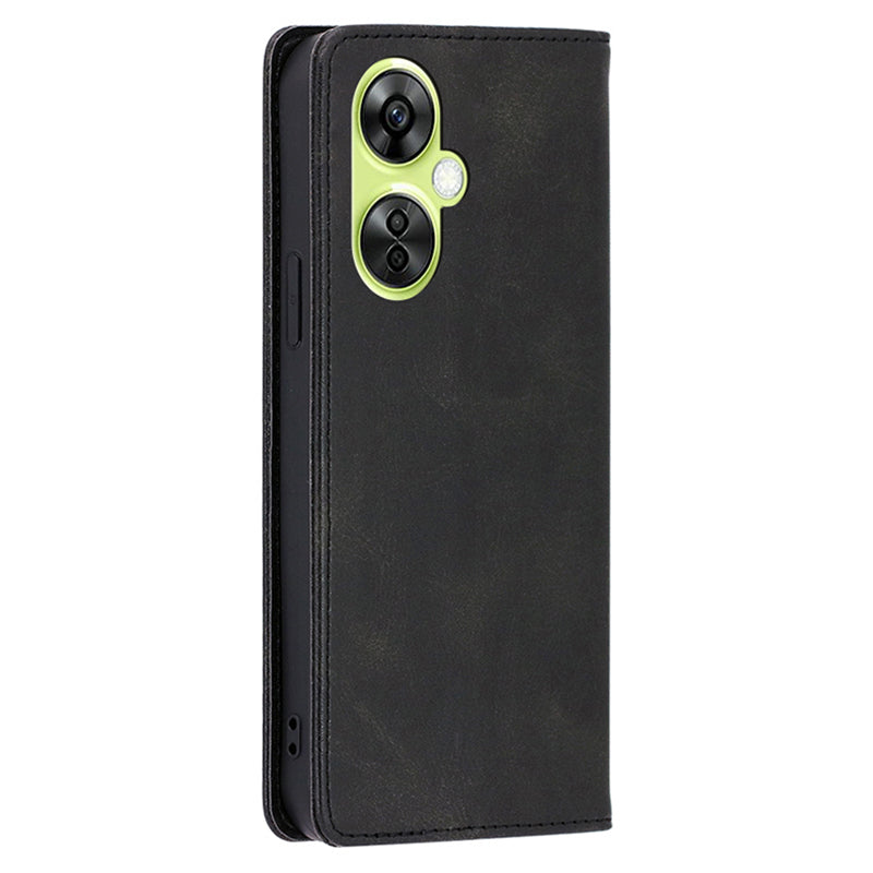For OnePlus Nord CE 3 Lite 5G / Nord N30 5G PU Leather Stand Phone Cover Calf Texture Wallet Case