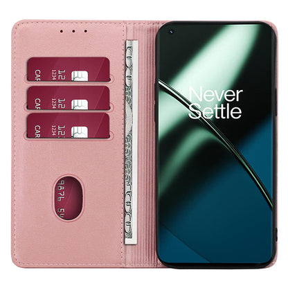 For OnePlus Nord CE 3 Lite 5G / Nord N30 5G PU Leather Stand Phone Cover Calf Texture Wallet Case