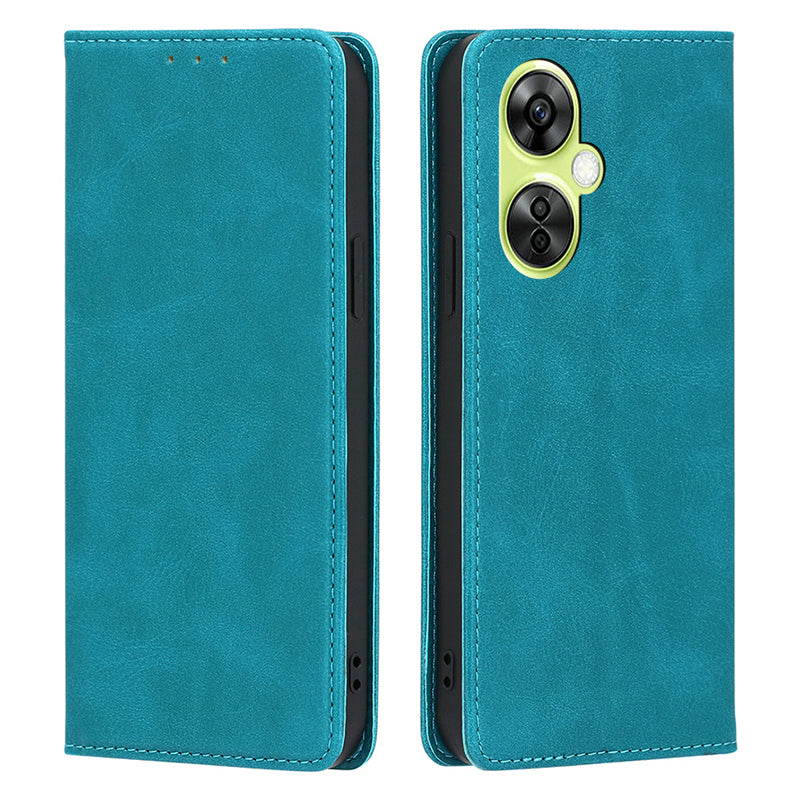 For OnePlus Nord CE 3 Lite 5G / Nord N30 5G PU Leather Stand Phone Cover Calf Texture Wallet Case
